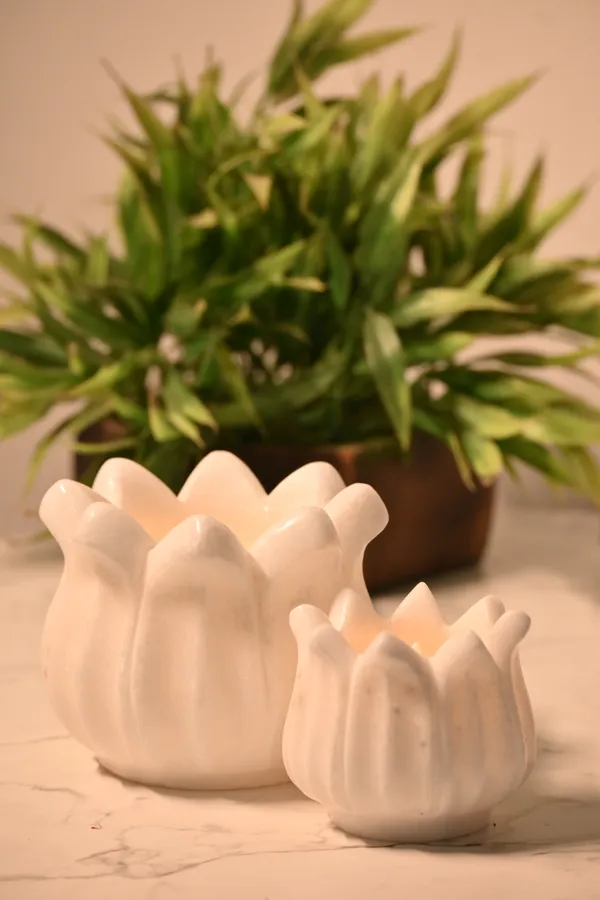 White_Marble_Handmade_Marble_Lotus_Design_3_Inch_Flower_Candle_Holder_Festival_Center_Table_Decoration