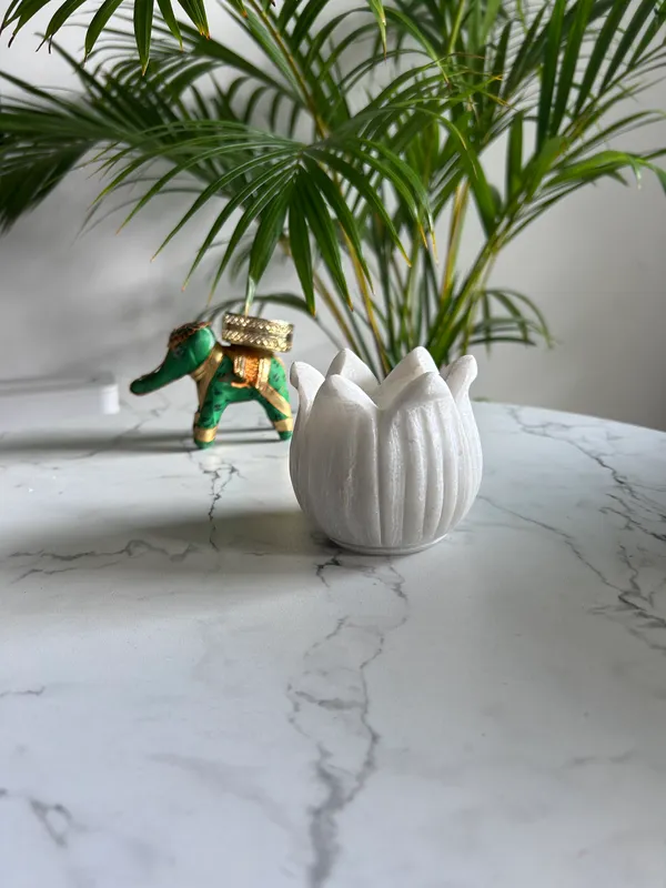 White_Marble_Handmade_Marble_Lotus_Design_3_Inch_Flower_Candle_Holder_Festival_Center_Table_Decoration
