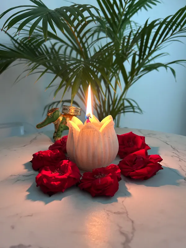 White_Marble_Handmade_Marble_Lotus_Design_3_Inch_Flower_Candle_Holder_Festival_Center_Table_Decoration