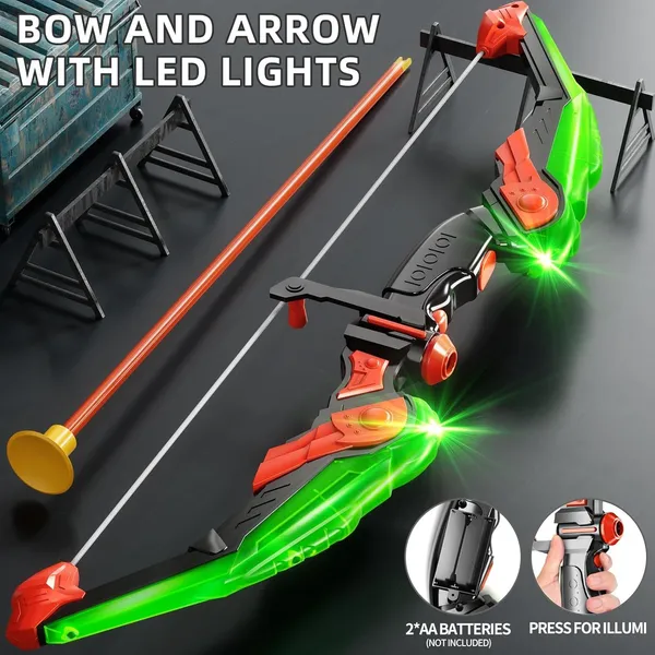 Multicolor_Kids_Bow_And_Arrow_Set,_Led_Light_Up_Archery_Toy_Set,3_Suction_Cup_Arrows,_Target_&_Quiver,_Indoor_And_Outdoor_Kids_Toys_For_Children_Boys_Girls,_Christmas,Birthday_Gifts_For_Kids