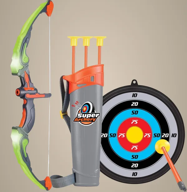 Multicolor_Kids_Bow_And_Arrow_Set,_Led_Light_Up_Archery_Toy_Set,3_Suction_Cup_Arrows,_Target_&_Quiver,_Indoor_And_Outdoor_Kids_Toys_For_Children_Boys_Girls,_Christmas,Birthday_Gifts_For_Kids