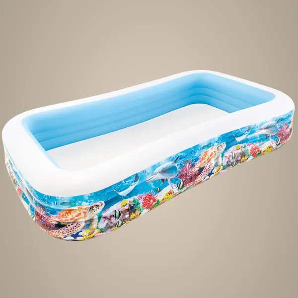 Multicolor_Intex_Swim_Centre_Tropical_Family_Pool,_Blue