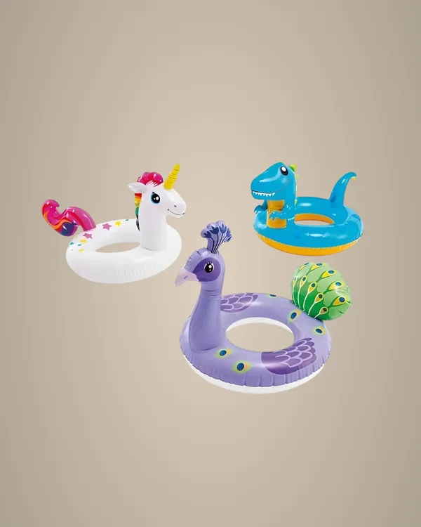 Multicolor_3-Pack_Premium_Inflatable_Animal_Swim_Rings_?_Cute_Unicorn,_Majestic_Peacock_&_Playful_Dinosaur_Pool_Floats_For_Kids_&_Adults_?_Perfect_For_Summer_Fun,_Beach_&_Pool_Parties