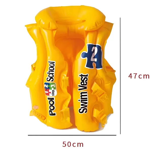 Yellow_Swimschool_Kids_Swim_Vest_Inflatable_Pool_Float_Jacket_With_Safety_Buckles_&_Head_Support_Adjustable_Learn-To-Swim_Aid_For_Toddlers_&_Children_(Ages_2-6)