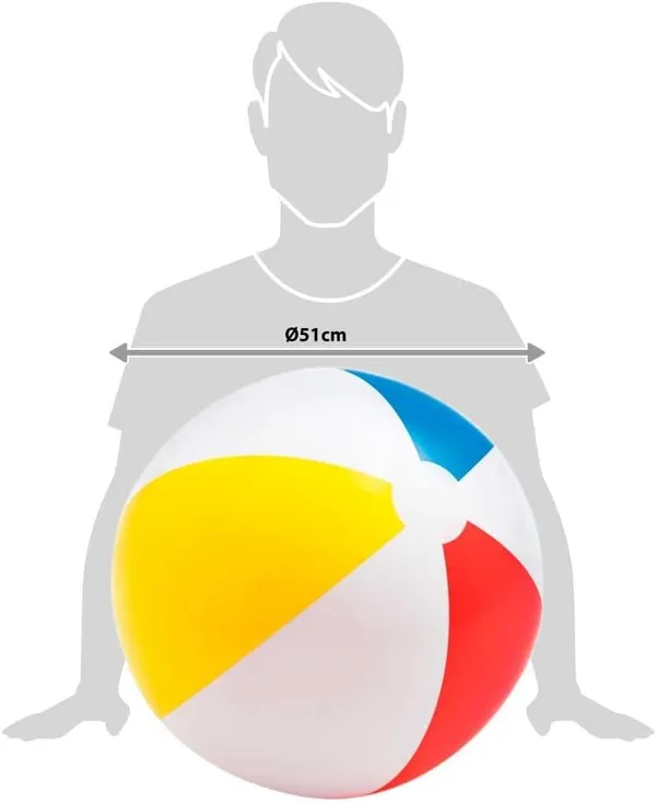 Multicolor_Glossy_Panel_Ball_-_Inflatable_Water_Ball/Beach_Ball_-_Diameter_51_Cm