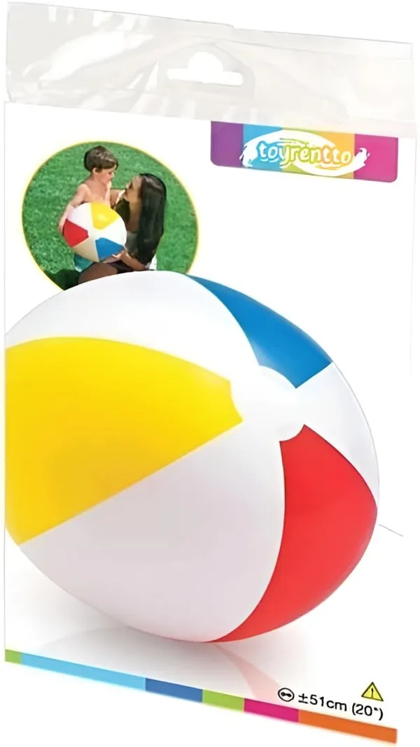 Multicolor_Glossy_Panel_Ball_-_Inflatable_Water_Ball/Beach_Ball_-_Diameter_51_Cm