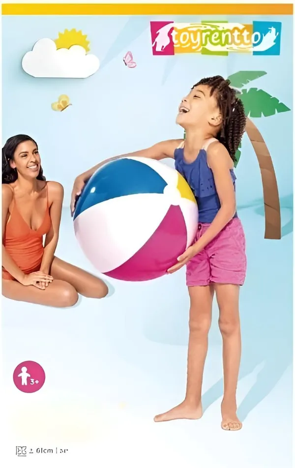 Multicolor_Glossy_Panel_Ball_-_Inflatable_Water_Ball/Beach_Ball_-_Diameter_61_Cm