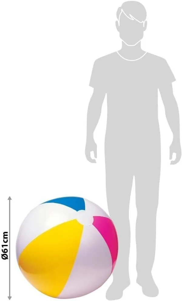 Multicolor_Glossy_Panel_Ball_-_Inflatable_Water_Ball/Beach_Ball_-_Diameter_61_Cm