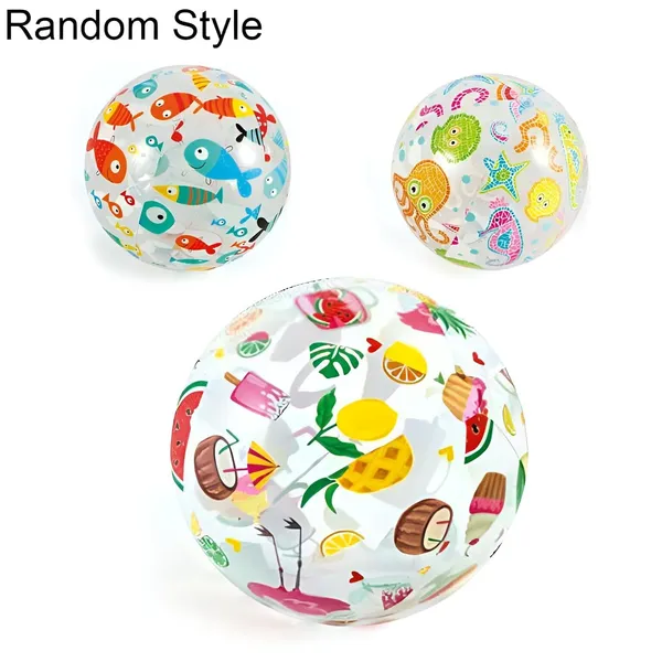 Multicolor_35Cm_Inflatable_Beach_Ball_For_Kids_&_Adultsclear,_Colorful_&_Fun_Designs_|_Perfect_For_Pool_Parties,_Beach,_Summer_Toys_(Pack_Of_One)