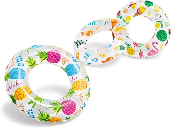 Multicolor_20''_Inflatable_Swim_Rings_For_Kids_Bright_&_Fun_Designs,_Durable_&_Lightweight_Perfect_For_Ages_3-6(Pack_Of_One)