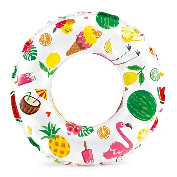 Multicolor_20''_Inflatable_Swim_Rings_For_Kids_Bright_&_Fun_Designs,_Durable_&_Lightweight_Perfect_For_Ages_3-6(Pack_Of_One)