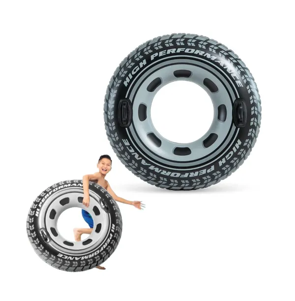 Multicolor_45-Inch_Inflatable_Monster_Tire_Tube_Swim_Ring_Premium_Pool_Float_With_Sturdy_Handles_Fun