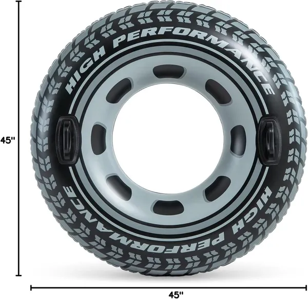 Multicolor_45-Inch_Inflatable_Monster_Tire_Tube_Swim_Ring_Premium_Pool_Float_With_Sturdy_Handles_Fun