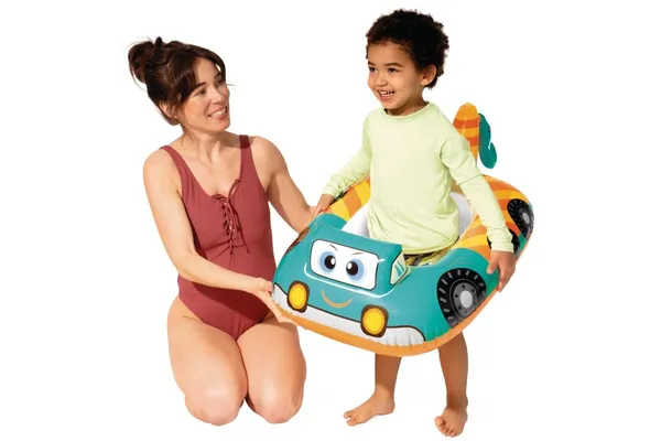 Multicolor_Inflatable_Pool_Float_Toddlers_&_Kids_Cute_Vehicle-Themed_Swim_Rings_Durable_&_Fun_Baby_Floaties_Perfect_For_Pool_&_Beach_Play(Assorted_Colours)