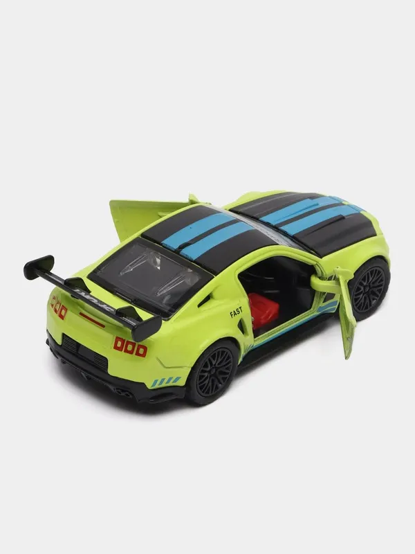 Black_Green__Mustang_Gt__Pull-Back_Sports_Car_With_Openable_Doors_|_Premium_Metal_Toy_Car_For_Kids_&_Collectors_