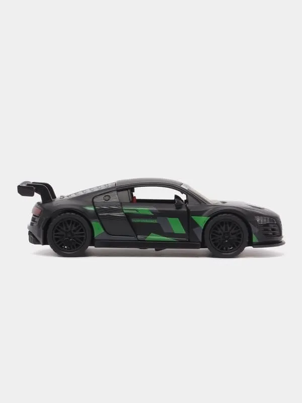 Black_Green_1:36_R8_Sports_Car_Diecast_Model_Realistic_Pull-Back_Racing_Toy_With_Openable_Doors_Premium_Metal_Collectible_For_Kids_&_Enthusiasts_Black_Green