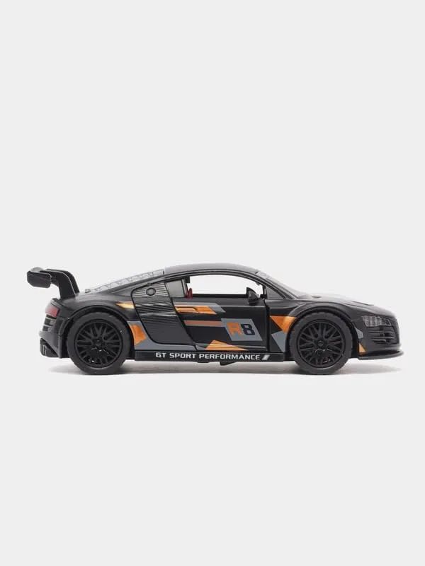 Black_Orange_1:36_R8_Sports_Car_Diecast_Model_Realistic_Pull-Back_Racing_Toy_With_Openable_Doors_Premium_Metal_Collectible_For_Kids_&_Enthusiasts_Black_Orange