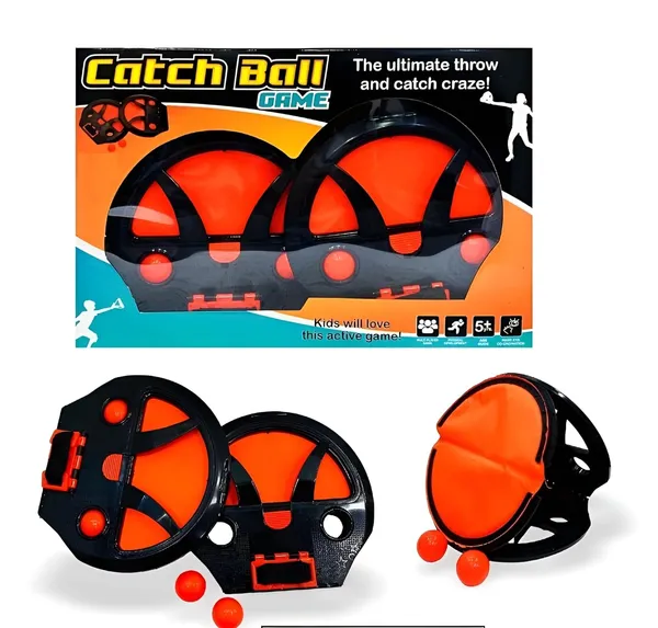 Multicolor_Ultimate_Catch_Ball_Game_Set_|_Outdoor_Throw_&_Catch_Toy_For_Kids,_Includes_2_Catchers_&_Balls_|_Ideal_For_Active_Play,_Fun_For_Boys_&_Girls,_Perfect_For_Ages_5_And_Up