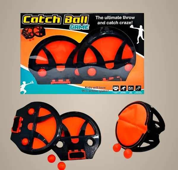 Multicolor_Ultimate_Catch_Ball_Game_Set_|_Outdoor_Throw_&_Catch_Toy_For_Kids,_Includes_2_Catchers_&_Balls_|_Ideal_For_Active_Play,_Fun_For_Boys_&_Girls,_Perfect_For_Ages_5_And_Up