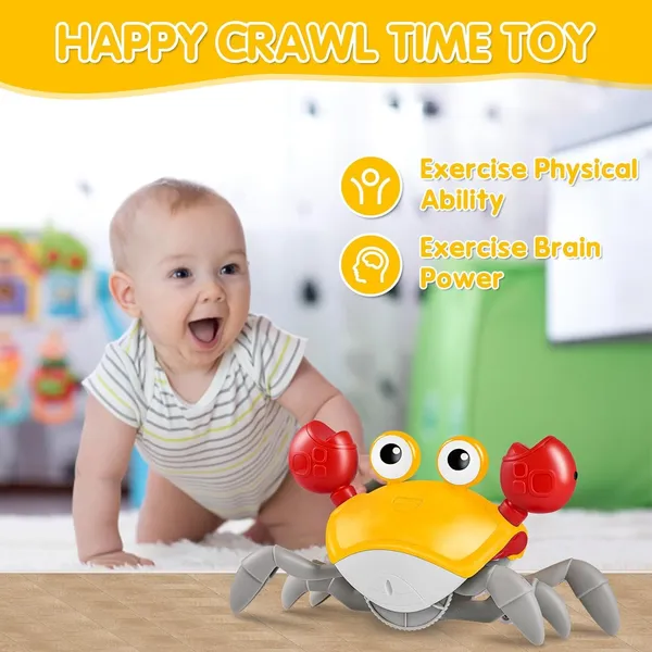 Yellow_Smart_Musical_Crawling_Crab_Toy_Interactive_Dancing_Crab_With_Lights,_Music_&_Obstacle_Avoidance_For_Babies_&_Toddlers_Yellow