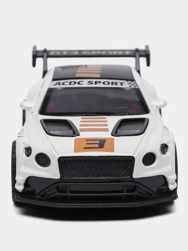 Orange_&_White_1:36_Bentley_Gt3_Diecast_Model_Toy_Car_Realistic_Pull-Back_Racing_Car_With_Openable_Doors_Premium_Metal_Toy_For_Kids_&_Collectors_Orange_White