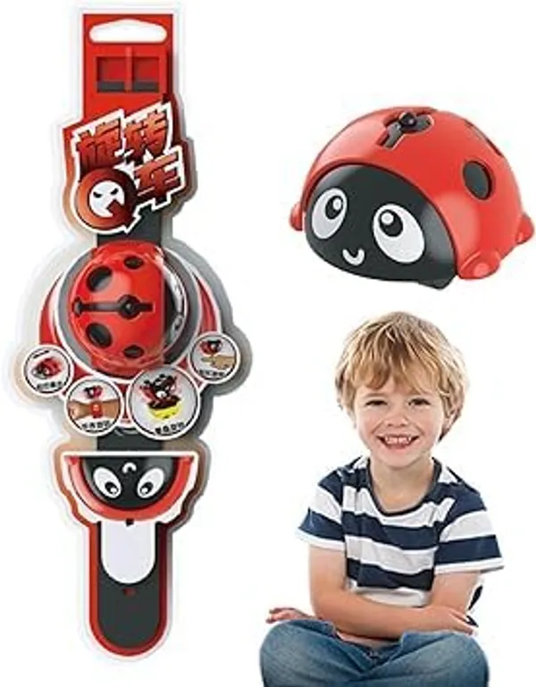 Red_Creative_Fun_Toys_Rotation_Sliding_Car_Ring_Battle_|_Mini_Wrist_Spinning_Top_Watch_Toys_|Gyro_Toys_For_Endless_Entertainment|Enhances_Hand-Eye_Coordination_&Motor_Skills_(Red_Floating_Bug)