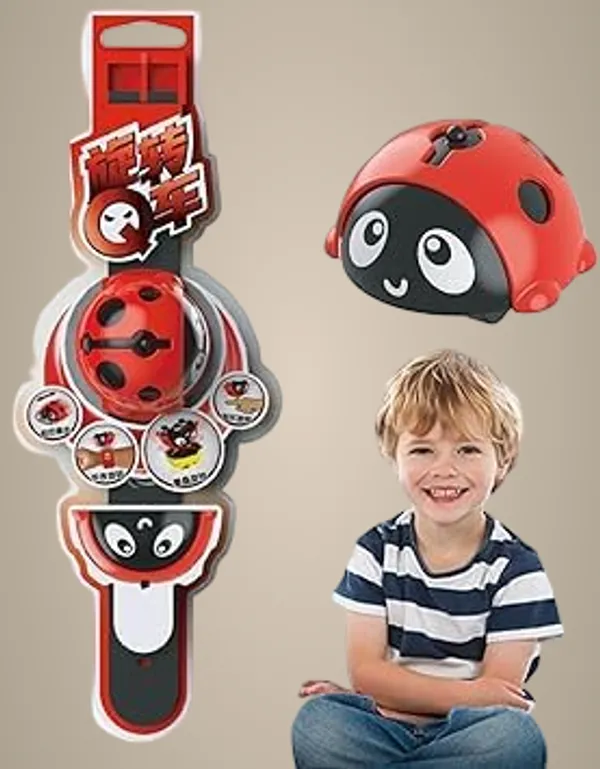 Red_Creative_Fun_Toys_Rotation_Sliding_Car_Ring_Battle_|_Mini_Wrist_Spinning_Top_Watch_Toys_|Gyro_Toys_For_Endless_Entertainment|Enhances_Hand-Eye_Coordination_&Motor_Skills_(Red_Floating_Bug)