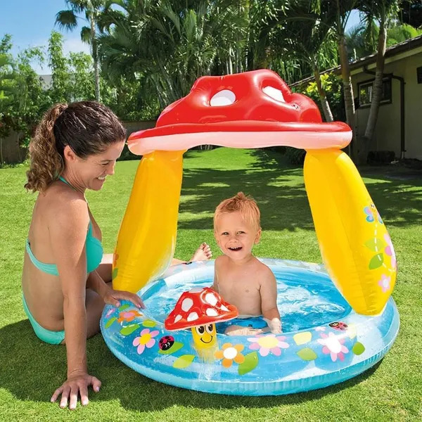 Multicolor_Intex_Mushroom_Baby_Pool_For_Ages_1-3_40_X_35