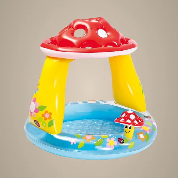 Multicolor_Intex_Mushroom_Baby_Pool_For_Ages_1-3_40_X_35