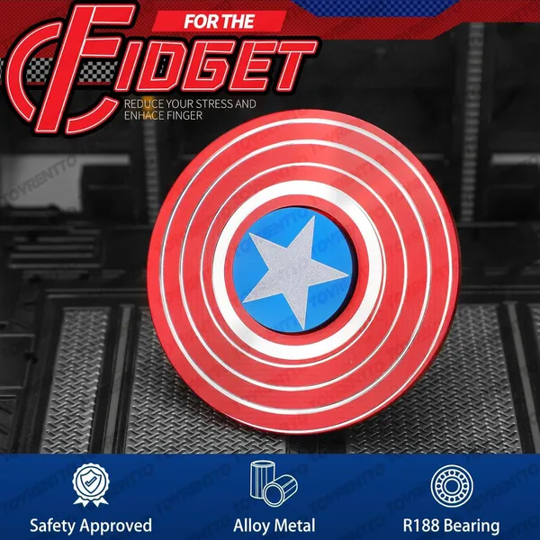 Red_&_Blue_Metal_Shield_Hand_Spinner_2_In_1_Fidget_Stress_Relief_Spinner_With_Hard_Zipper_Case_|_Smooth_Spin_Focus_Toy_For_Adults_&_Teens