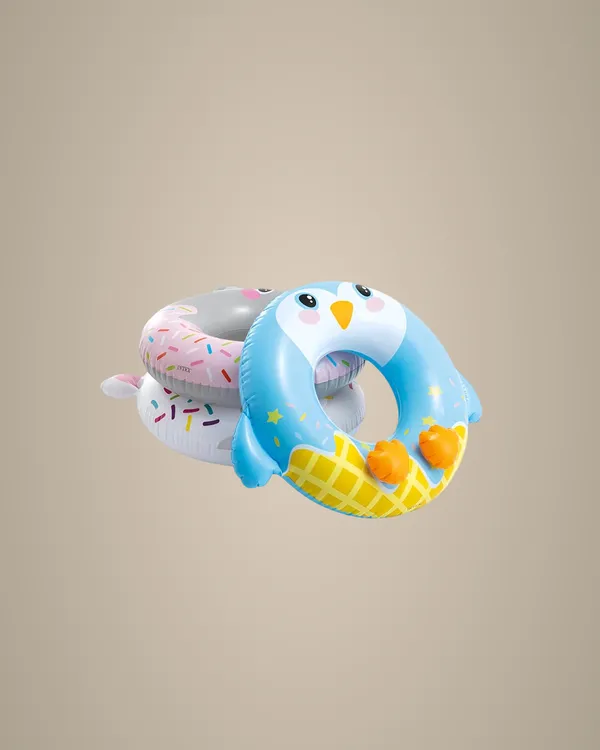 Multicolor_Set_Of_3_Cute_Animal_Swim_Rings_Inflatable_Pool_Floats_For_Kids_&_Adults_Adorable_Penguin,_Koala_&_Unicorn_Designs_Fun_&_Durable_Donut-Style_Floaties_For_Summer