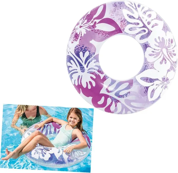 Hibiscus_Purple_36-Inch_Inflatable_Swim_Ring_With_Tropical_Floral_Design_Fun,_Durable_Pool_Float_For_Kids_And_Adults