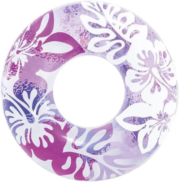 Hibiscus_Purple_36-Inch_Inflatable_Swim_Ring_With_Tropical_Floral_Design_Fun,_Durable_Pool_Float_For_Kids_And_Adults