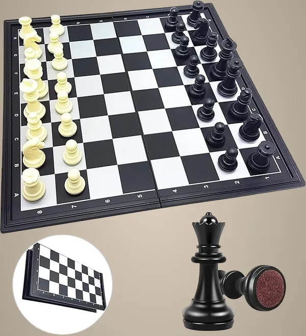 Multicolor_Mini_Magnetic_Chess_Set,_Magnetic_Travel_Chess_Set,Folding_Chess_Set_-_Lightweight,_Portable,_And_Educational_Toy_For_Kids_And_Adults_-_Perfect_For_2_Players_|_Lightweight_&_Durable_|10_Inch