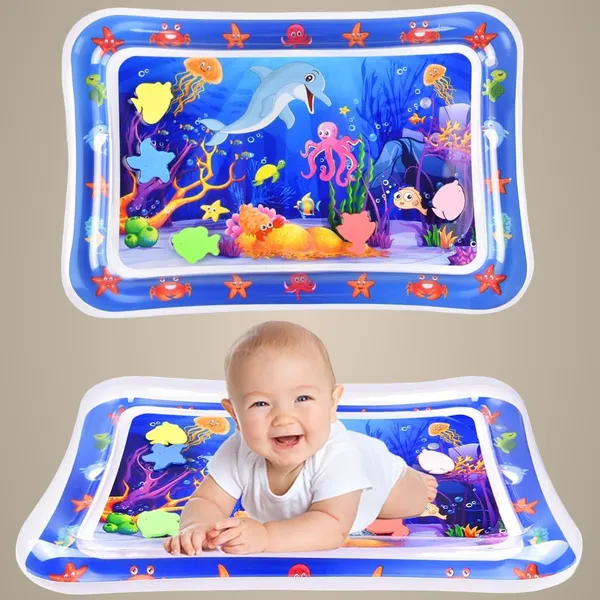 Multicolor_Water_Mat_Inflatable_Baby_Water_Play_Mat_For_3_6_9_Months_Newborn_Girl_&_Boy_Early_Activity_Center_Safe,_Durable,_And_Engaging_For_Newborn_Boys_&_Girls_Portable,_Colorful_Play_Pad