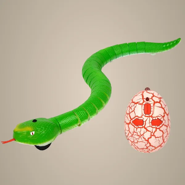 Green_16_Inch_Remote_Control_Rattle_Snake_Toy,_Realistic_Reptile_Robot_With_Egg_Shaped_Infrared_Receiver,_Rc_Snake_Prank_Toy_Ideal_Gift_For_Kids_Or_For_Adults_-_White_Color