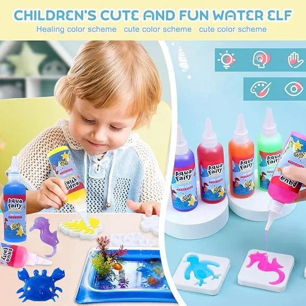 Multicolor_Rubber_Aqua_Gelz_3D_Diy_Magic_Water_Elf,_Aqua_Fairy_Creative_Set_Colourful_Sea_Animals_Toy_With_4_Bottles_Of_Colour_Gel,_Educational_Toy_Water_Toy_Children_For_Boys_Girls_3+