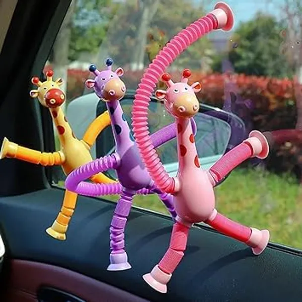 Multicolor_4Pcs_Telescopic_Suction_Cup_Giraffe_Toy,_Pop_Tubes,_Educational_Parent-Child_Interaction_Stretching_Tube_Decompression_Giraffe_Toys_For_Kids_And_Adults