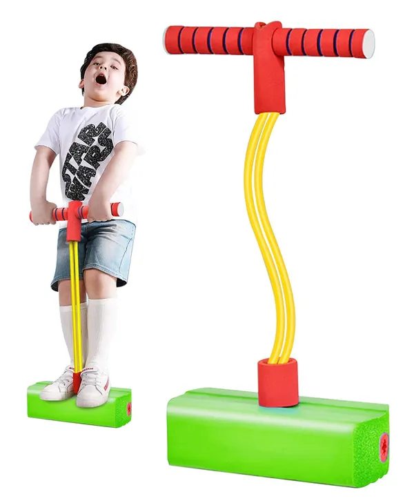 Green_Pogo_Jumper_For_Kids,_Fun&Safe_Jumping_Stick,_Durable_Foam_And_Bungee_Jumper_For_Ages_3_And_Up,_Kindergarten_Teaching_Fitness_Outdoor_Sports_Toys_Great_Gift_For_Boys_And_Girls_-_Green_Color