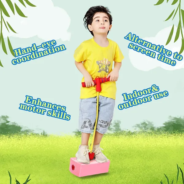 Red_Pogo_Jumper_For_Kids,_Fun&Safe_Jumping_Stick,_Durable_Foam_And_Bungee_Jumper_For_Ages_3_And_Up,_Kindergarten_Teaching_Fitness_Outdoor_Sports_Toys_Great_Gift_For_Boys_And_Girls_-_Red_Color
