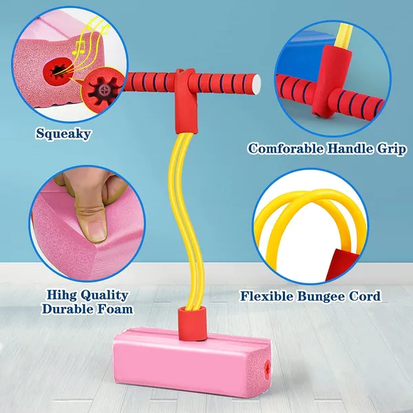 Red_Pogo_Jumper_For_Kids,_Fun&Safe_Jumping_Stick,_Durable_Foam_And_Bungee_Jumper_For_Ages_3_And_Up,_Kindergarten_Teaching_Fitness_Outdoor_Sports_Toys_Great_Gift_For_Boys_And_Girls_-_Red_Color