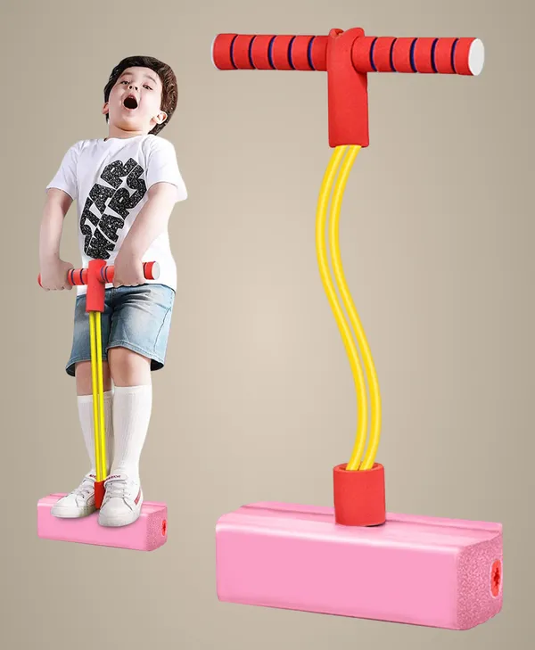 Red_Pogo_Jumper_For_Kids,_Fun&Safe_Jumping_Stick,_Durable_Foam_And_Bungee_Jumper_For_Ages_3_And_Up,_Kindergarten_Teaching_Fitness_Outdoor_Sports_Toys_Great_Gift_For_Boys_And_Girls_-_Red_Color