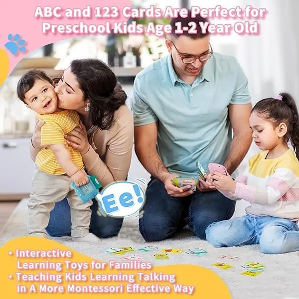 Pink_Toddler_Toys_Talking_Flash_Cards_Reader_For_2To6_Year_Old_Boys&Girls,_Autism_Sensory_Toys_For_Autistic_Children,_Learning_Educational_Montessori_Speech_Therapy_248_Sight_Words_Kid_Gift-Pink