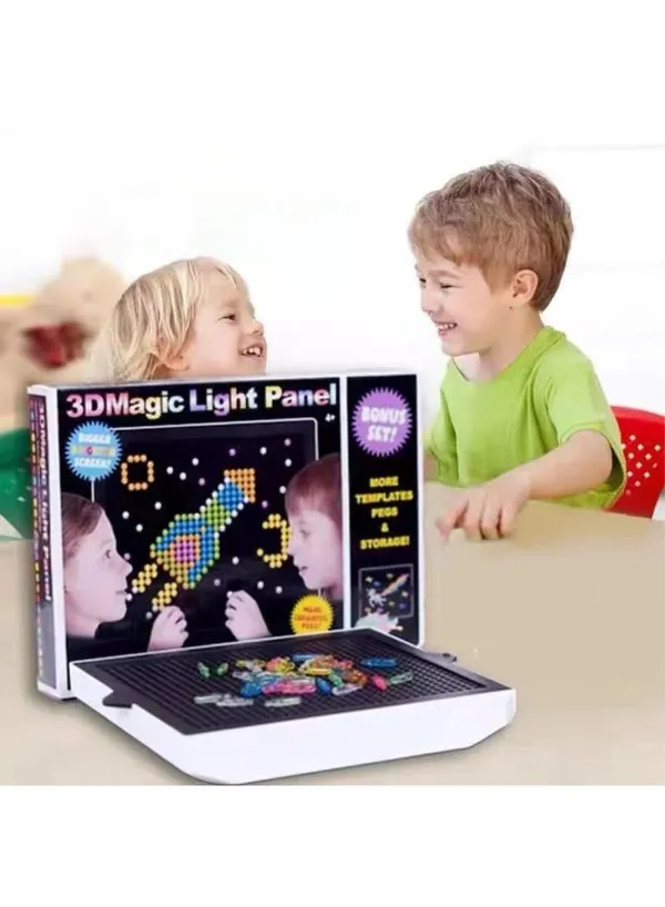 Multicolor_3D_Magic_Light_180_Pcs_Kids_Diy_Led_Panel_Construction_Toys_Children_Educational_Building_Blocks