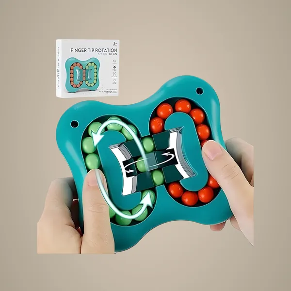 Multicolor_Magic_Bean_Cube_Rotating_Decompression_Finger_Gyro_Ball_Spinning_Magic_Bean_Spinner_Toy_|_Intelligent_Rotating_Finger_Tip_Top_Toy_|_Puzzle_|_Stress_Relief_Rotation_Cube_For_Kids-Cyan