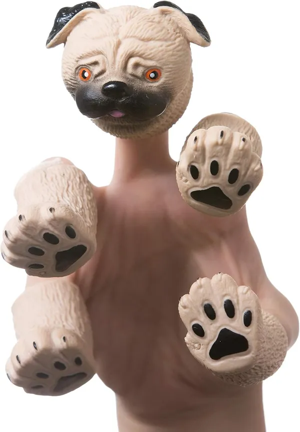 Multicolor_Playful_Pug_Hand_Puppet_Toy_Interactive_Storytelling,_Imaginative_Play,_And_Educational_Fun_For_Toddlers_Interactive_Finger_Toy_For_Kids_And_Adults