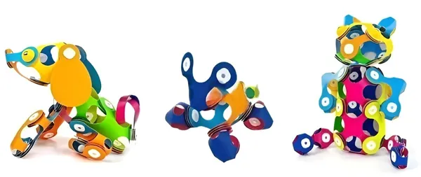 Multicolor_48-Piece_Rainbow_Sheets_Creative_Building_Set_For_Kids_Colorful_Diy_Assembly_Kit_With_Animals,_Vehicles_&_Helicopter_Models_Educational_Construction_Toy_Gift