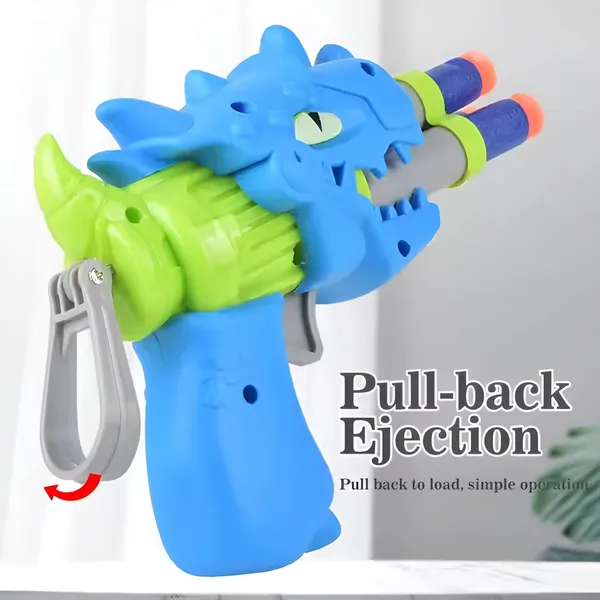 Multicolor_Dinosaur-Themed_Foam_Dart_Blaster_Double-Barrel_Toy_Gun_For_Kids_With_Rotating_Design_And_Six_Soft_Foam_Darts_Best_For_Children_Sensory_Development_(Ages_3+)(Pack_Of_1)