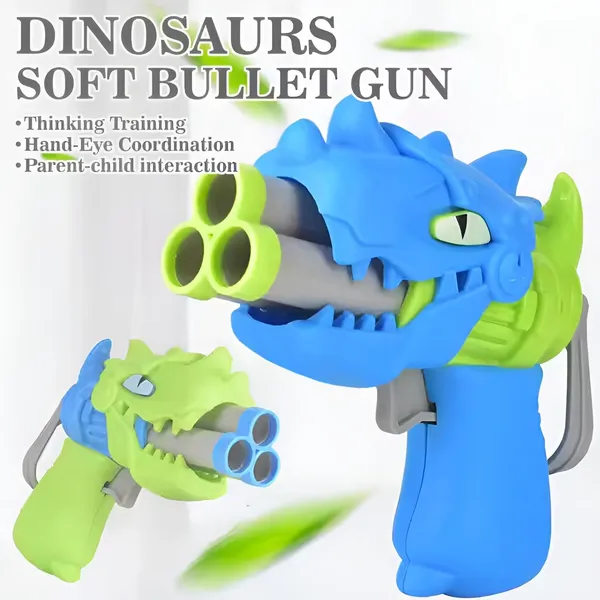 Multicolor_Dinosaur-Themed_Foam_Dart_Blaster_Double-Barrel_Toy_Gun_For_Kids_With_Rotating_Design_And_Six_Soft_Foam_Darts_Best_For_Children_Sensory_Development_(Ages_3+)(Pack_Of_1)