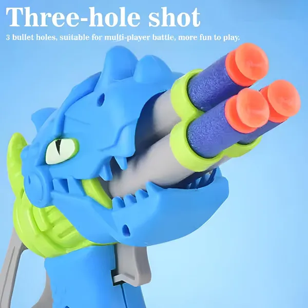 Multicolor_Dinosaur-Themed_Foam_Dart_Blaster_Double-Barrel_Toy_Gun_For_Kids_With_Rotating_Design_And_Six_Soft_Foam_Darts_Best_For_Children_Sensory_Development_(Ages_3+)(Pack_Of_1)